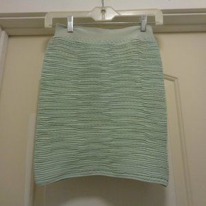 COQUETTE MERMAIDCORE MINT GREEN BODYCON TEXTURED STRETCH MINI SKIRT SM